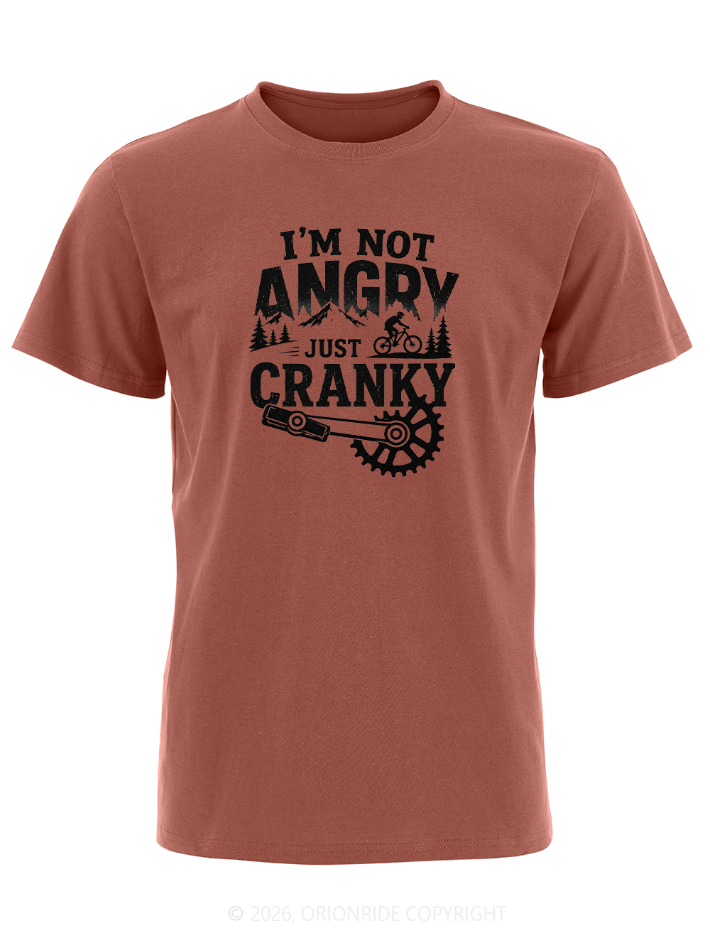 Orionride I'm Not Angry Short Sleeves Bike T-Shirt