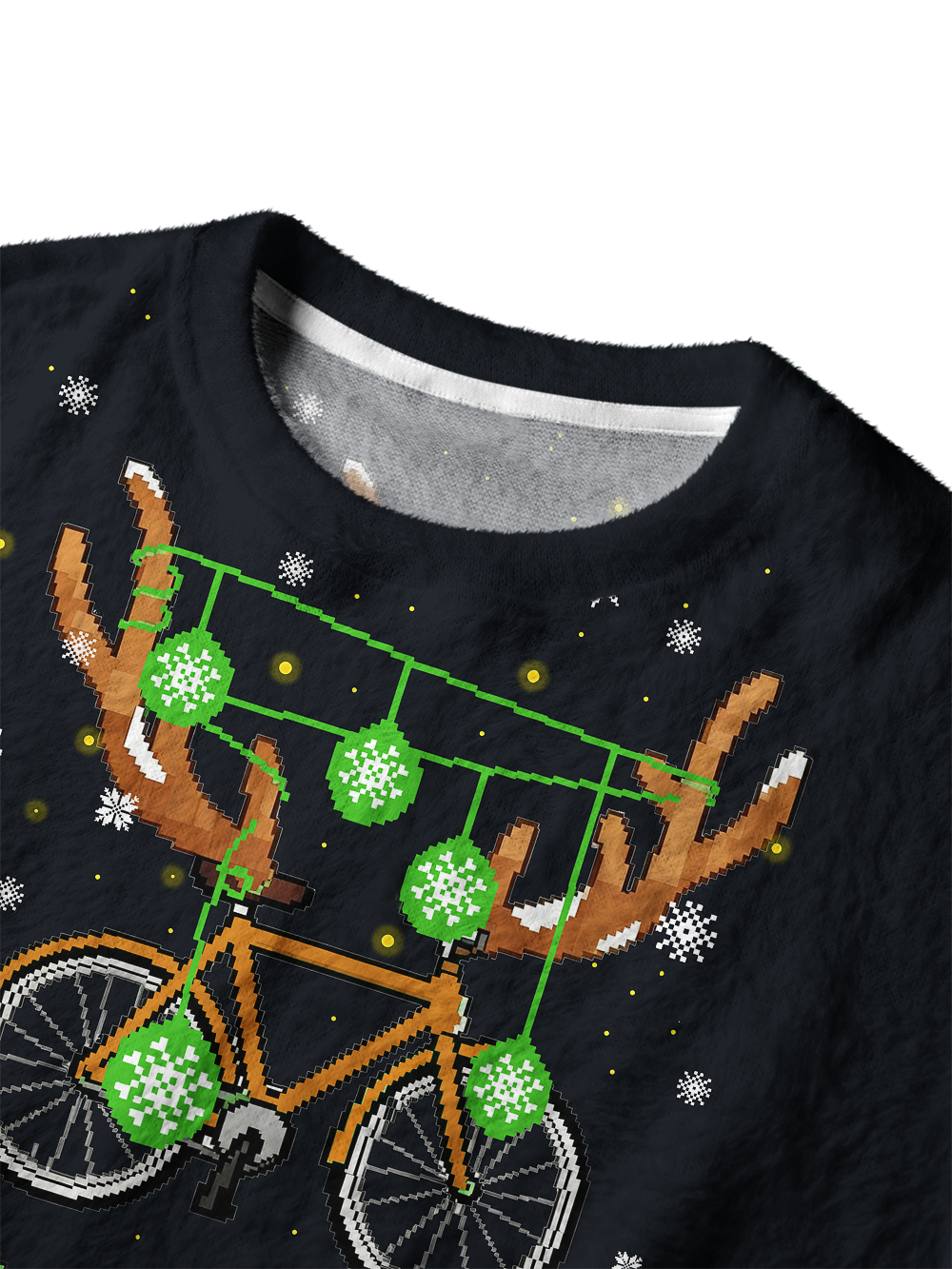 Orionride Deer Antler Bicycle Men's Sweaters
