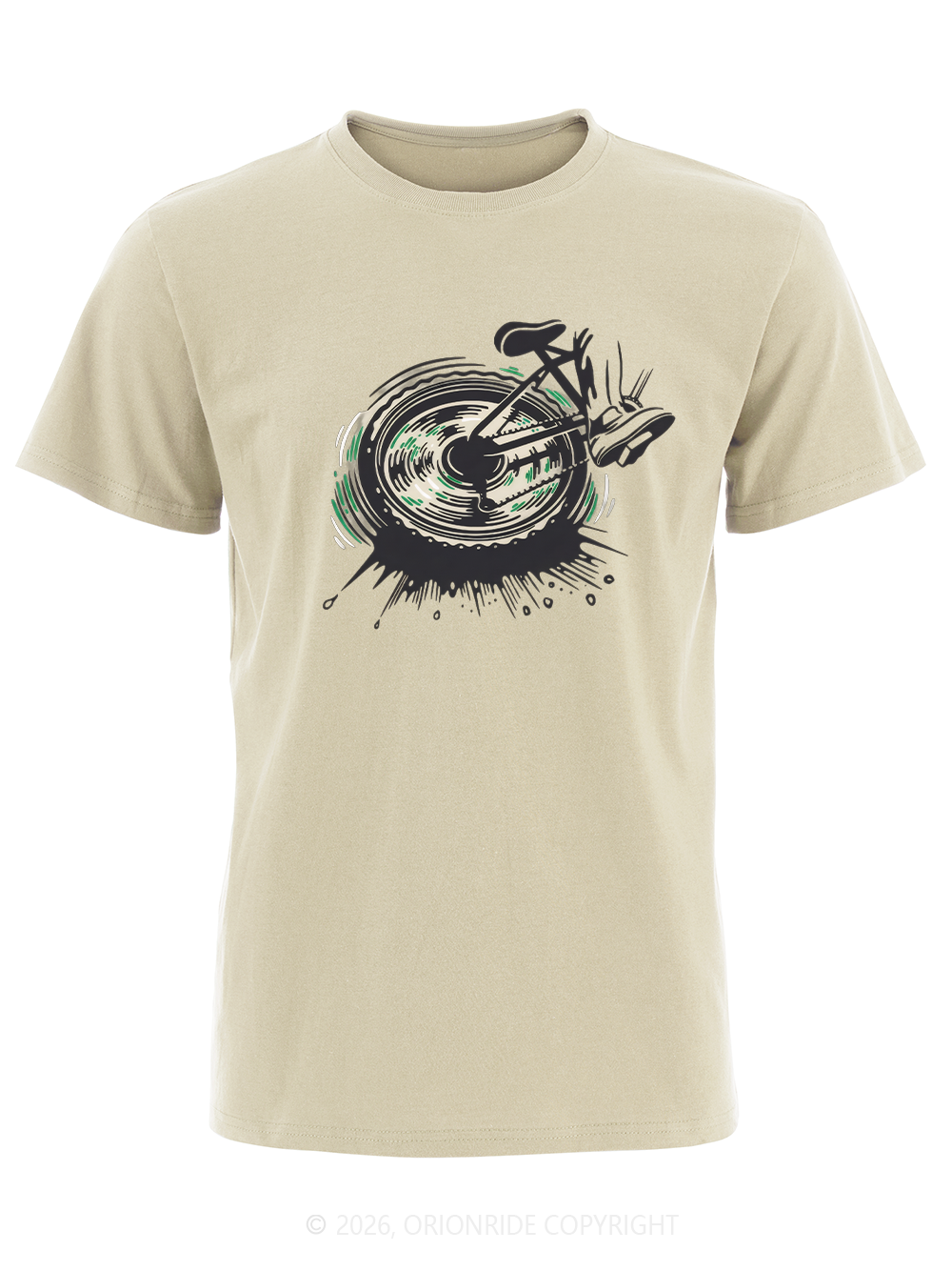 Orionride Cycling With All My Might Short Sleeves Bike T-Shirt