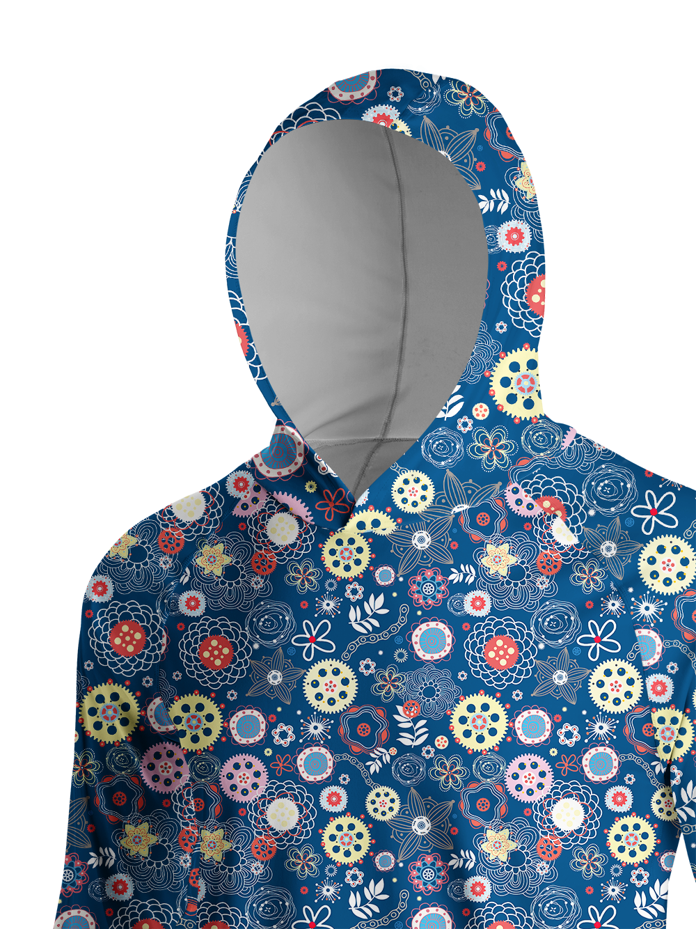 Orionride High Energy Gear Long Sleeve Cycling Hoodie Shirt
