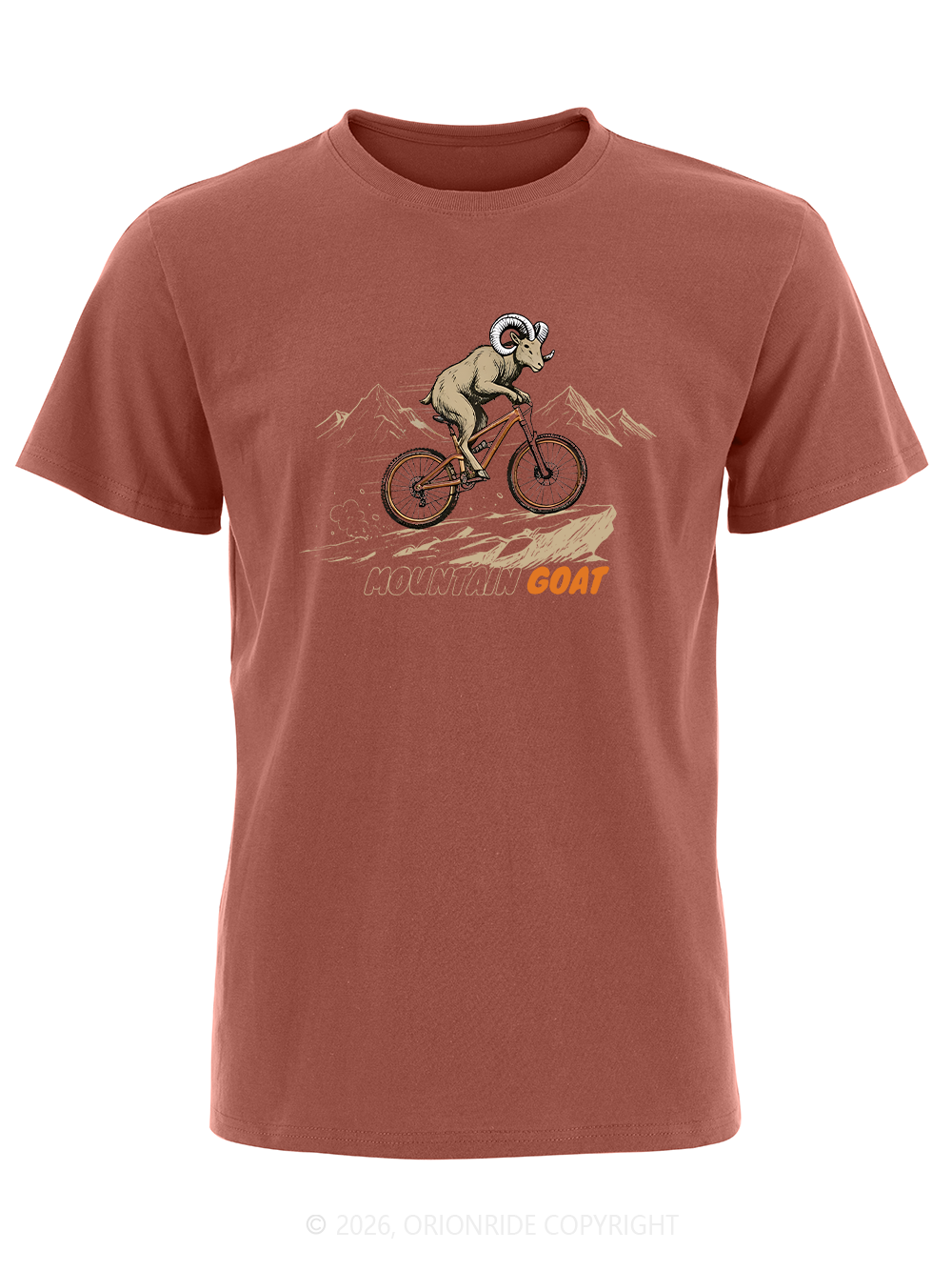 Orionride Mountain Goat Short Sleeves Bike T-Shirt