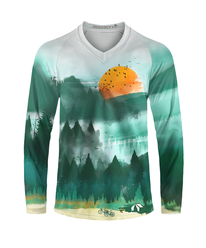 Orionride Misty Morning Long Sleeve Downhill Jersey