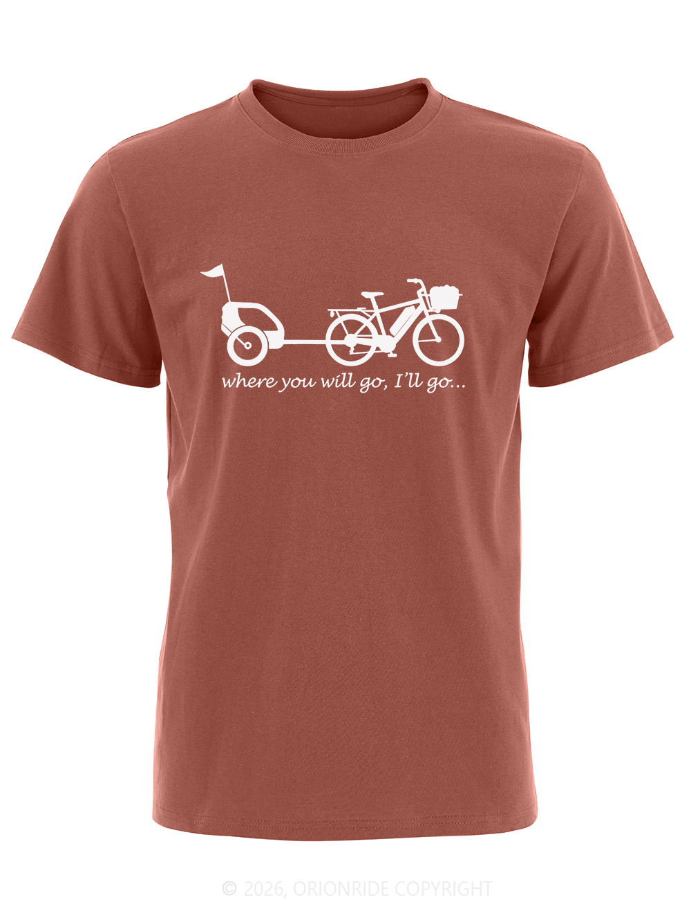 Orionride Father And Son Bicycles Short Sleeves Bike T-Shirt