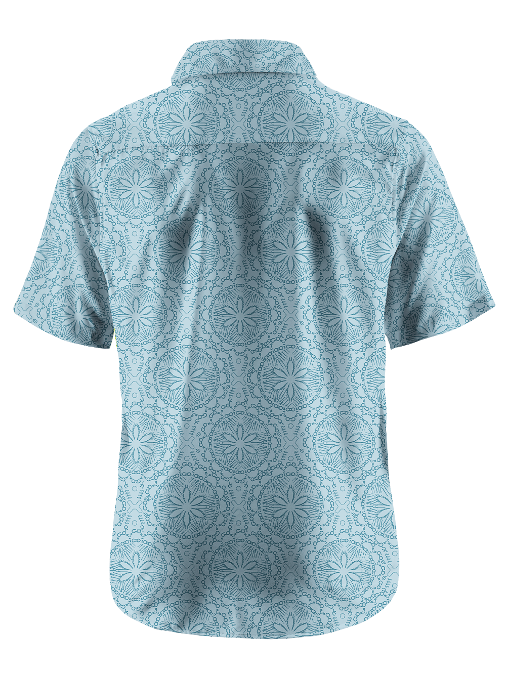 Orionride Chain Kaleidoscope Zipper Pockets Ultra Lightweight Short Sleeves Gravel Shirt