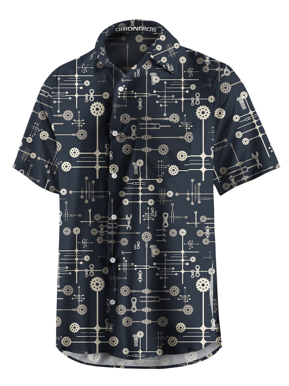 Orionride Gear Three-Dimensional Space Zipper Pockets Ultra Lightweight Short Sleeves Gravel Shirt
