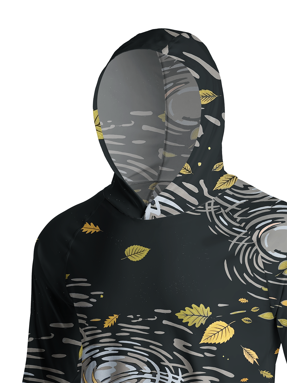 Orionride Water Drifts Long Sleeve Cycling Hoodie Shirt