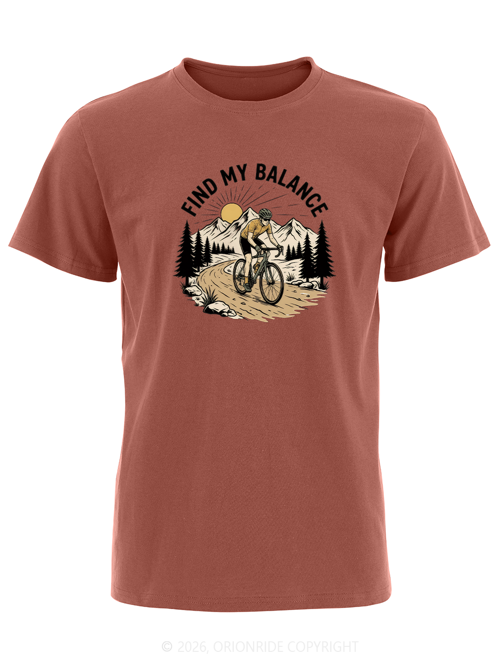 Orionride Find My Balance Short Sleeves Bike T-Shirt