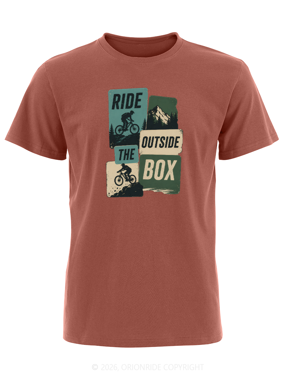 Orionride Ride Outside The Box Short Sleeves Bike T-Shirt