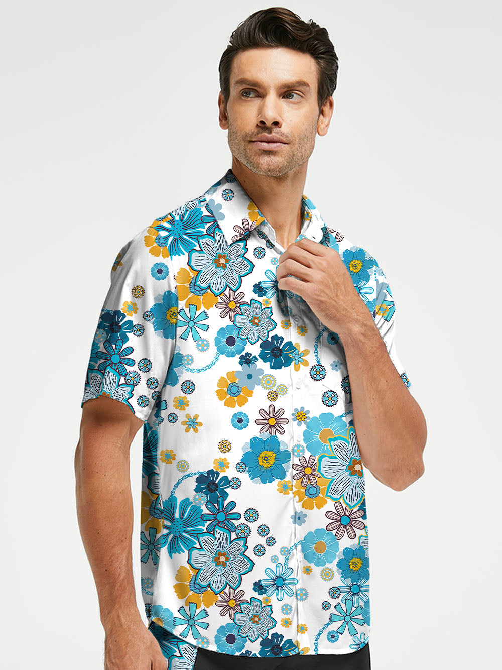 Orionride Elegant And Refined Zipper Pockets Ultra Lightweight Short Sleeves Gravel Shirt