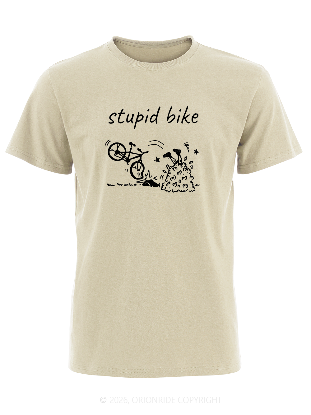 Orionride Stupid Bike Short Sleeves Bike T-Shirt