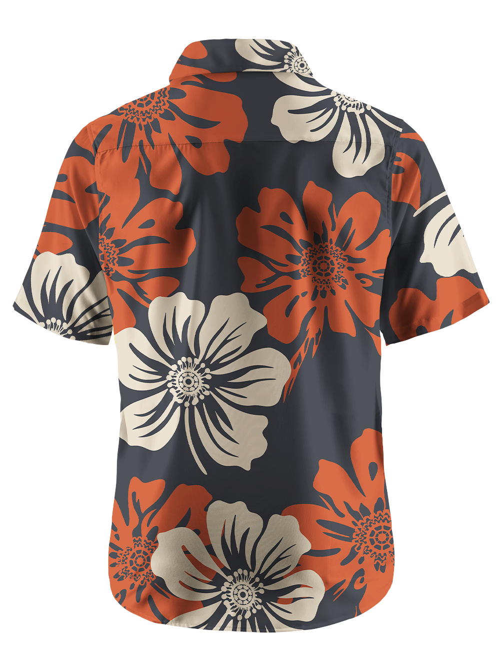 Orionride Large Flowers Zipper Pockets Ultra Lightweight Short Sleeves Gravel Shirt