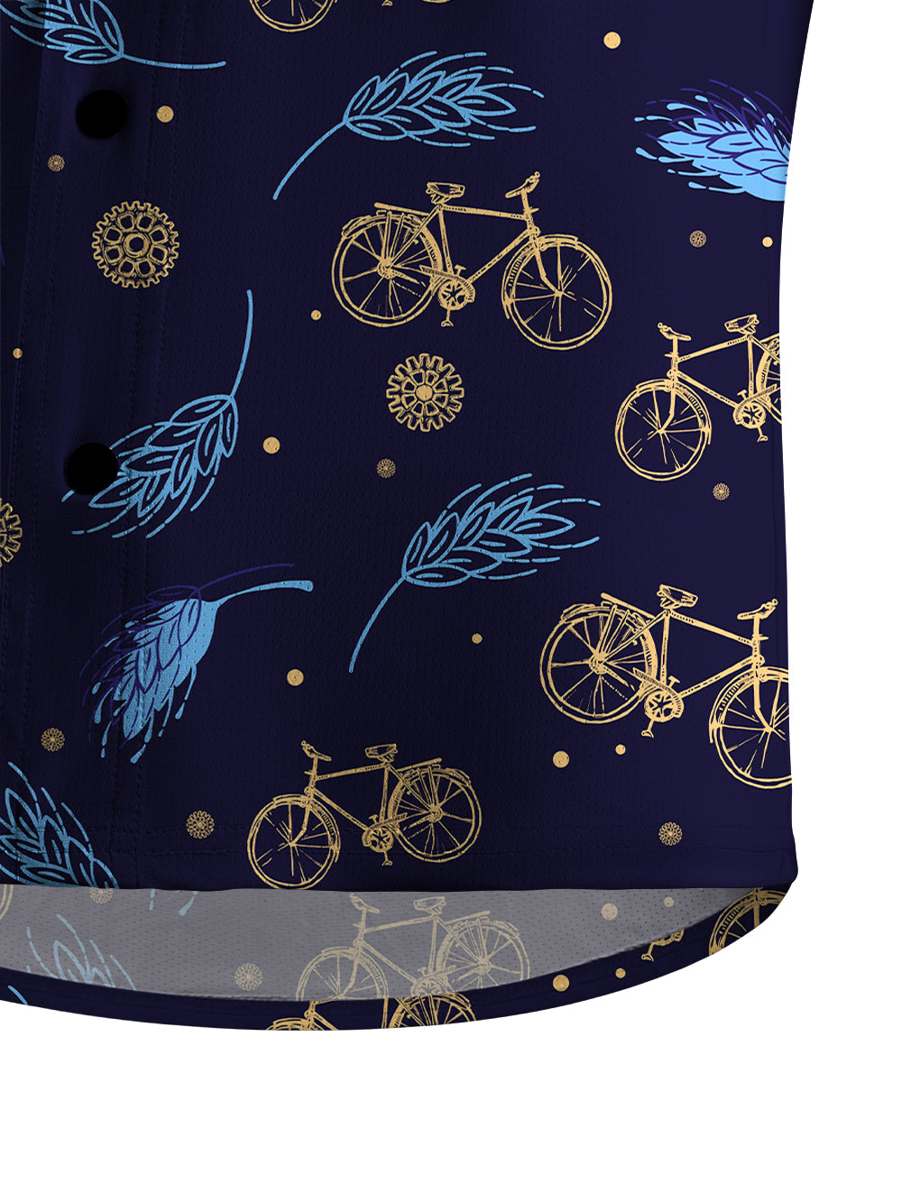 Orionride Wheat Ride Men's Stretchy Breathable Long Sleeve Gravel Shirt