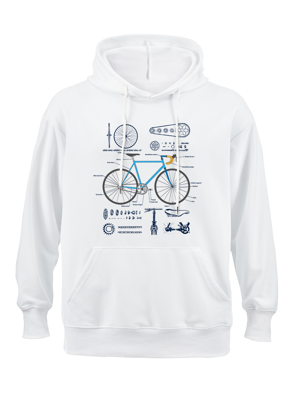 Orionride Bicycle Structure Classic Hoodie
