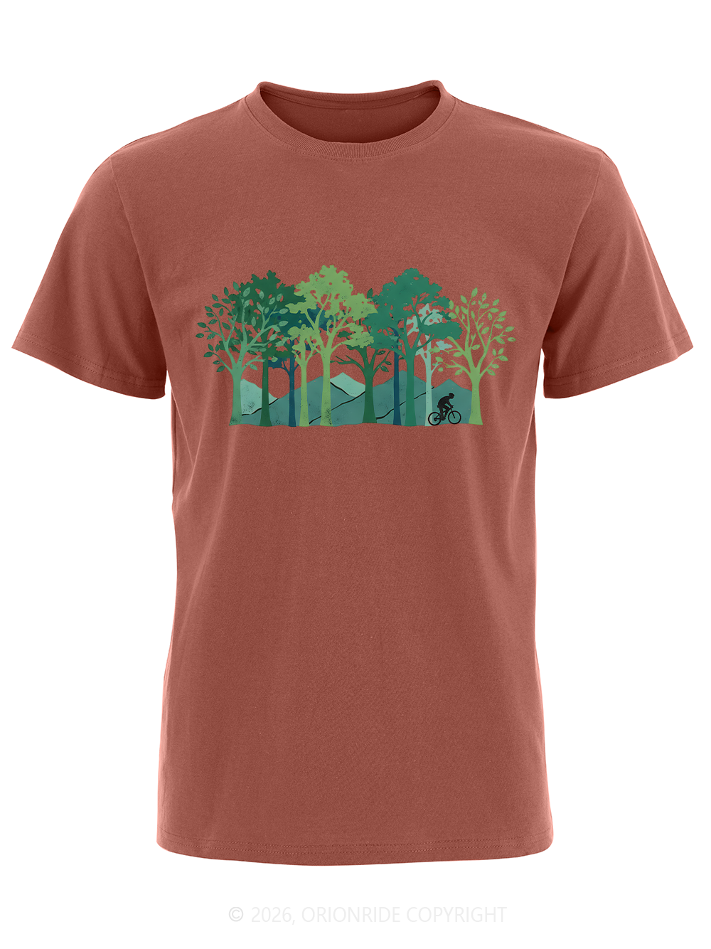 Orionride Galloping Through The Forest Short Sleeves Bike T-Shirt