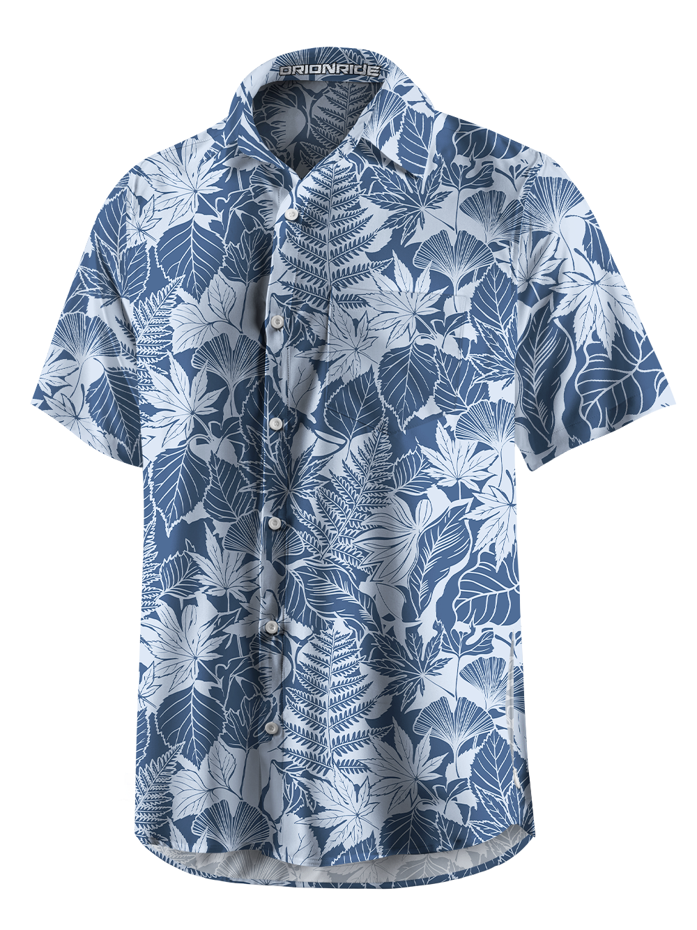 Orionride Leaf Collection Zipper Pockets Ultra Lightweight Short Sleeves Gravel Shirt