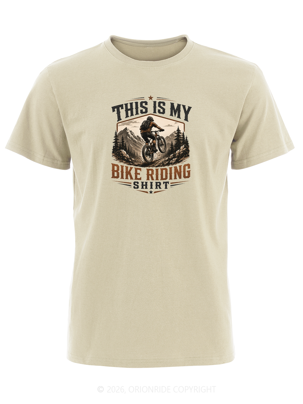 Orionride Badge Wild Ride Short Sleeves Bike T-Shirt