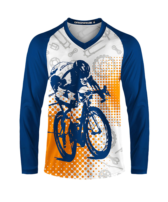 Orionride Explore Cycling Long Sleeve Downhill Jersey