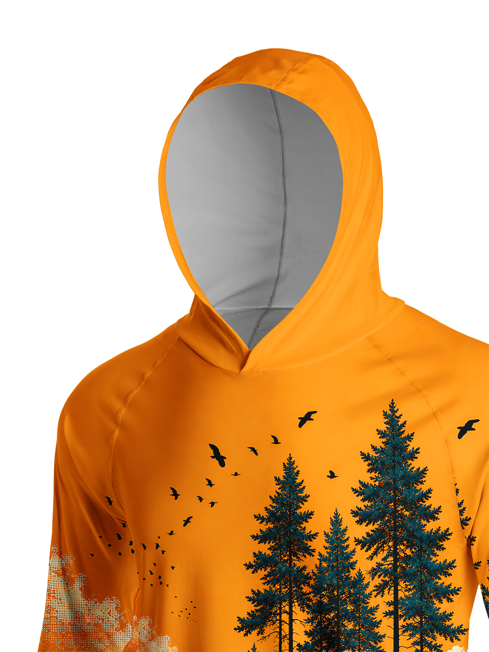 Orionride Sunset Solitude Long Sleeve Cycling Hoodie Shirt