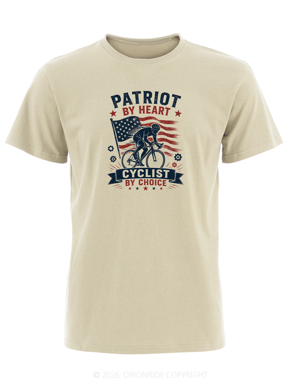 Orionride Patriot By Heart Short Sleeves Bike T-Shirt