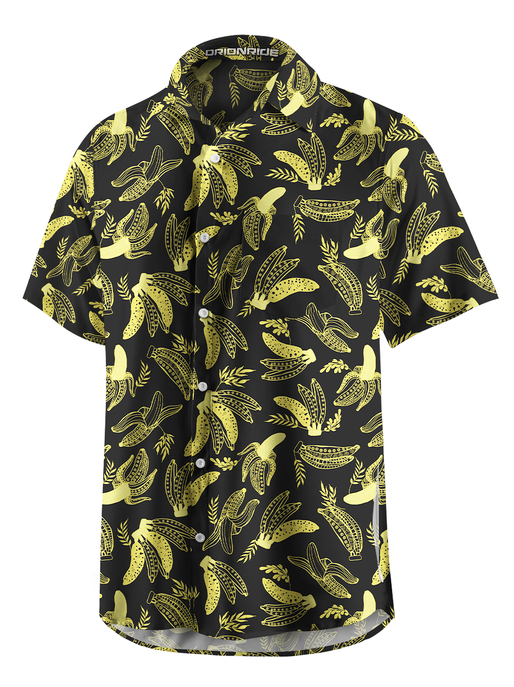 Orionride Banana Skewers Zipper Pockets Ultra Lightweight Short Sleeves Gravel Shirt