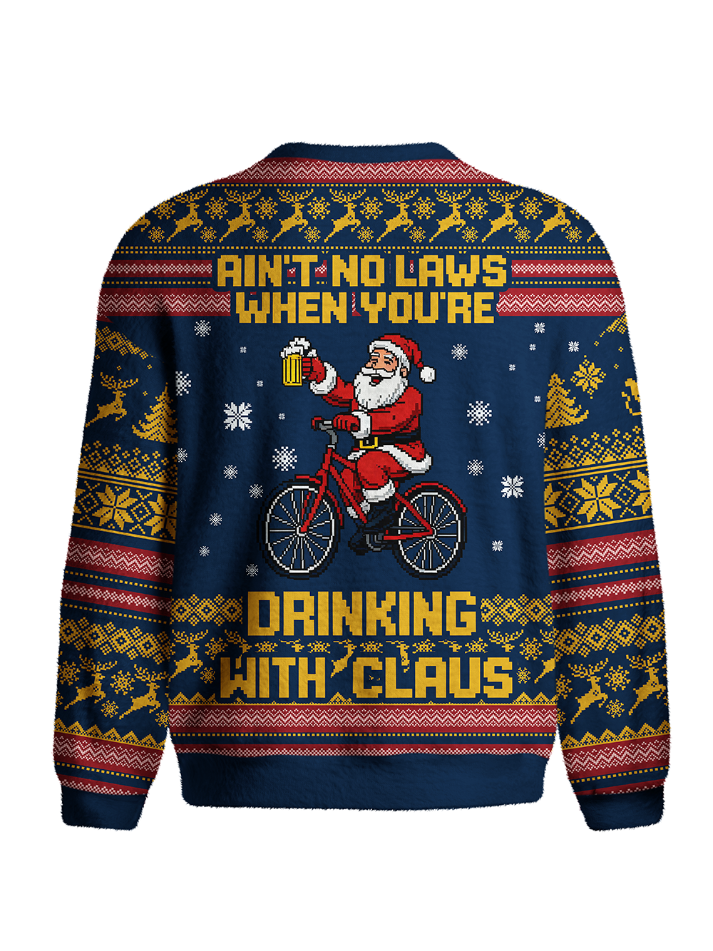 Orionride Drinking With Claus Men's Sweaters