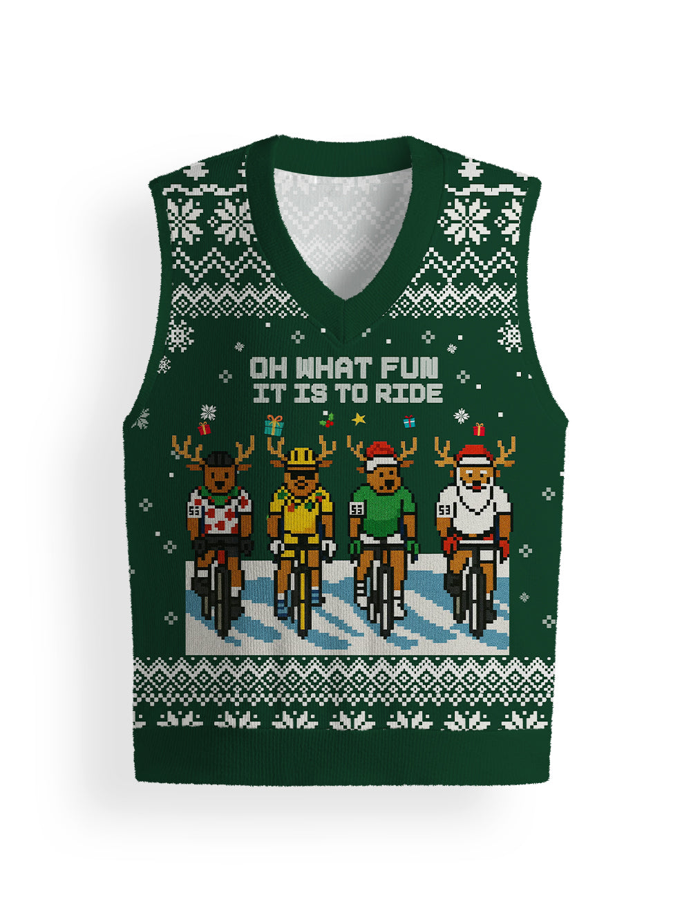 Orionride Christmas Reindeer Sweater Vest