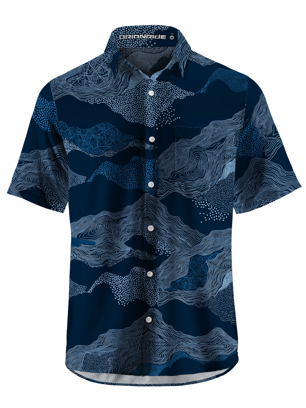 Orionride Line Terrain Zipper Pockets Ultra Lightweight Short Sleeves Gravel Shirt