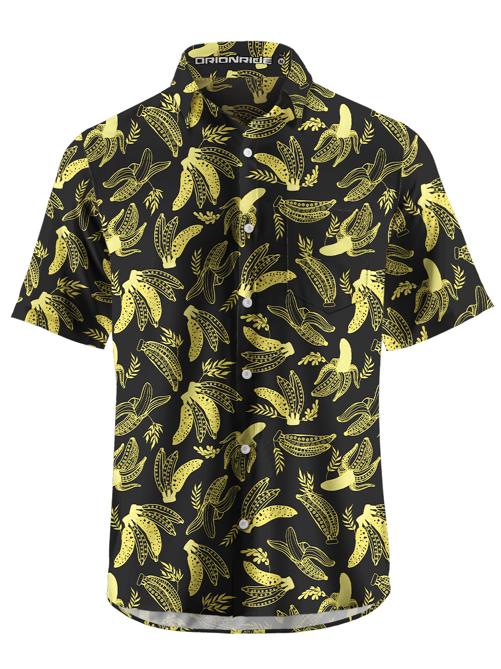 Orionride Banana Skewers Zipper Pockets Ultra Lightweight Short Sleeves Gravel Shirt