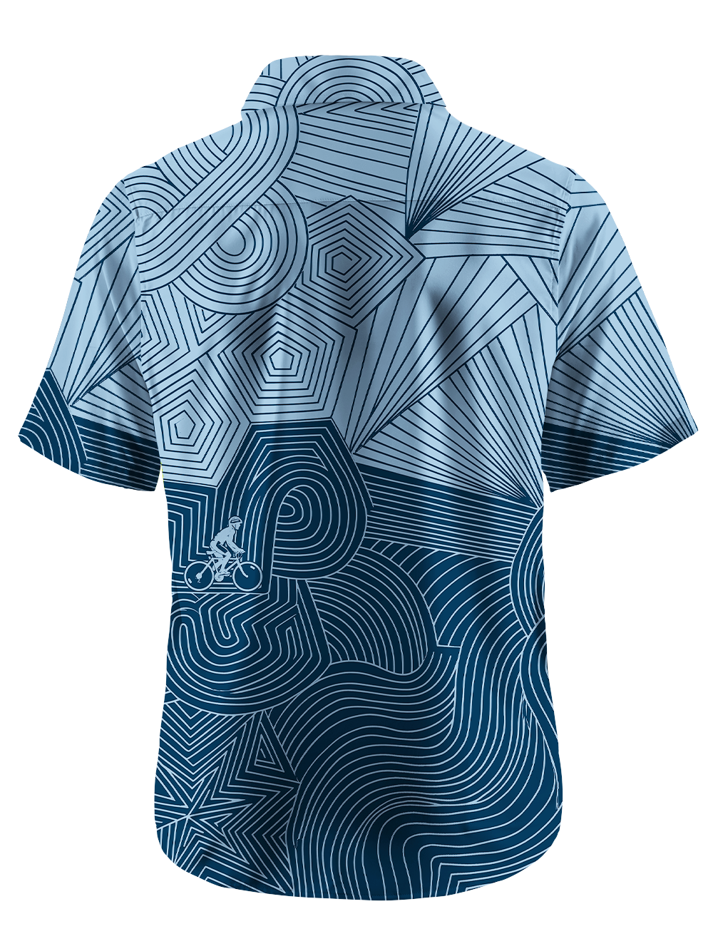 Orionride Velocity Line Zipper Pockets Ultra Lightweight Short Sleeves Gravel Shirt