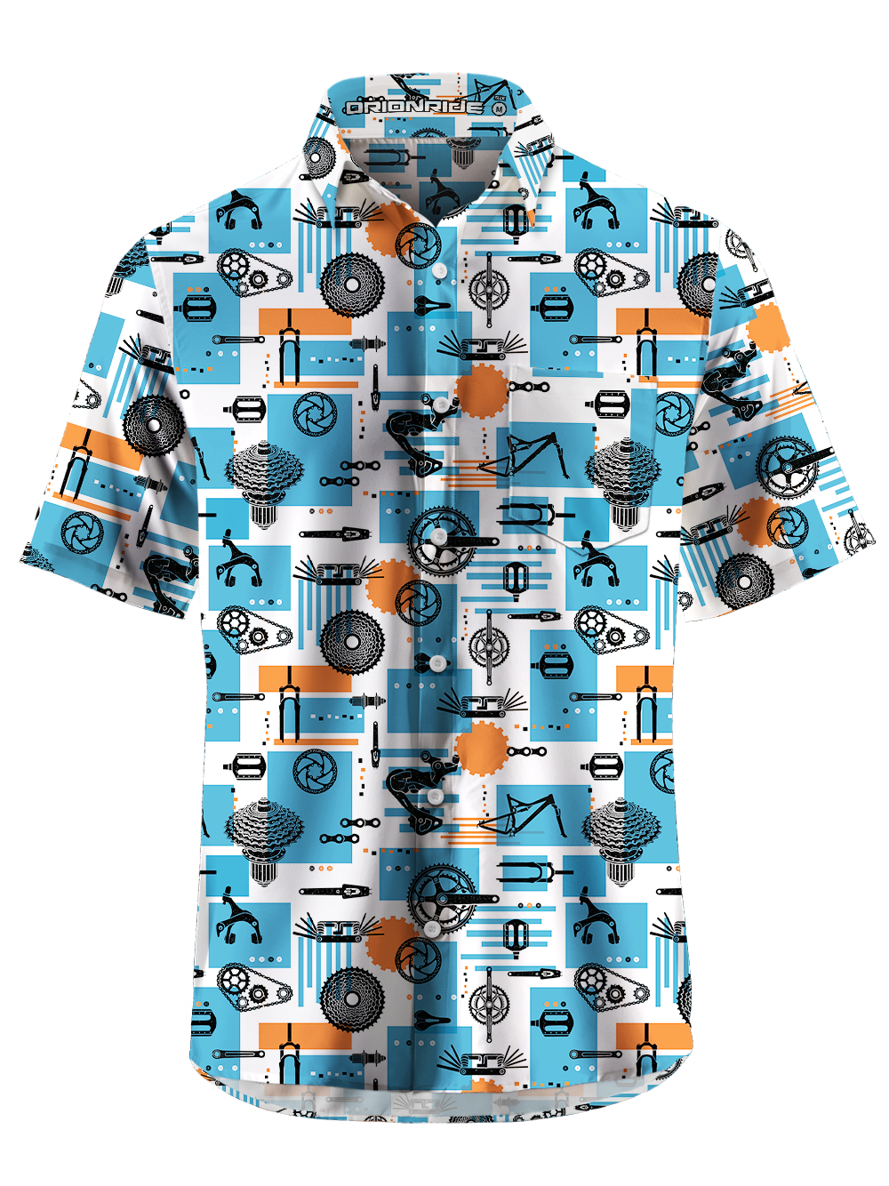 Orionride Key Components Zipper Pockets Ultra Lightweight Short Sleeves Gravel Shirt