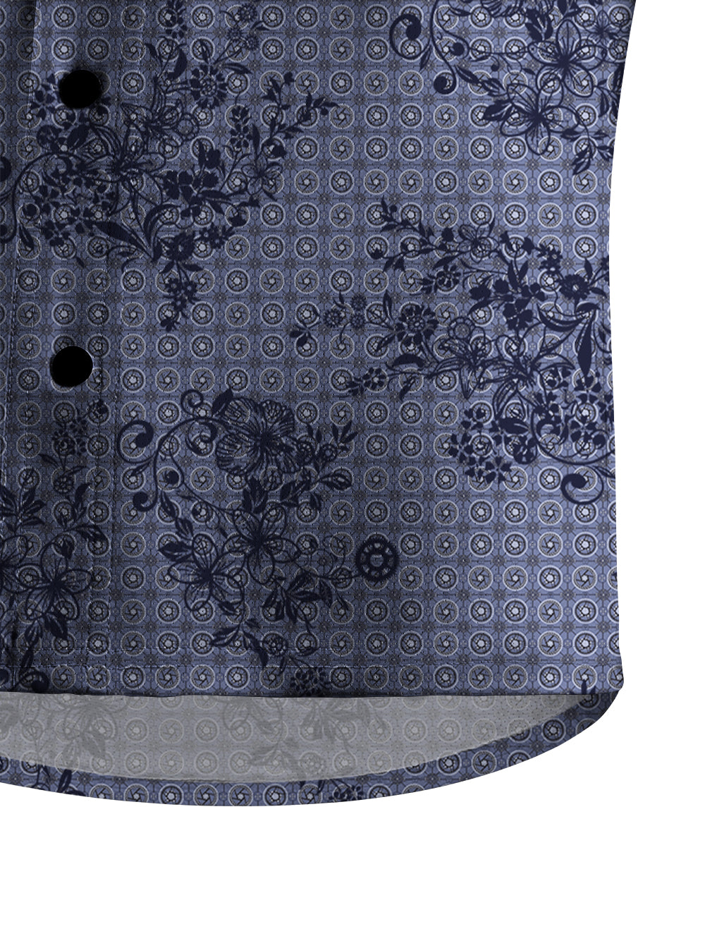 Orionride Hibiscus Secret Men's Stretchy Breathable Long Sleeve Gravel Shirt