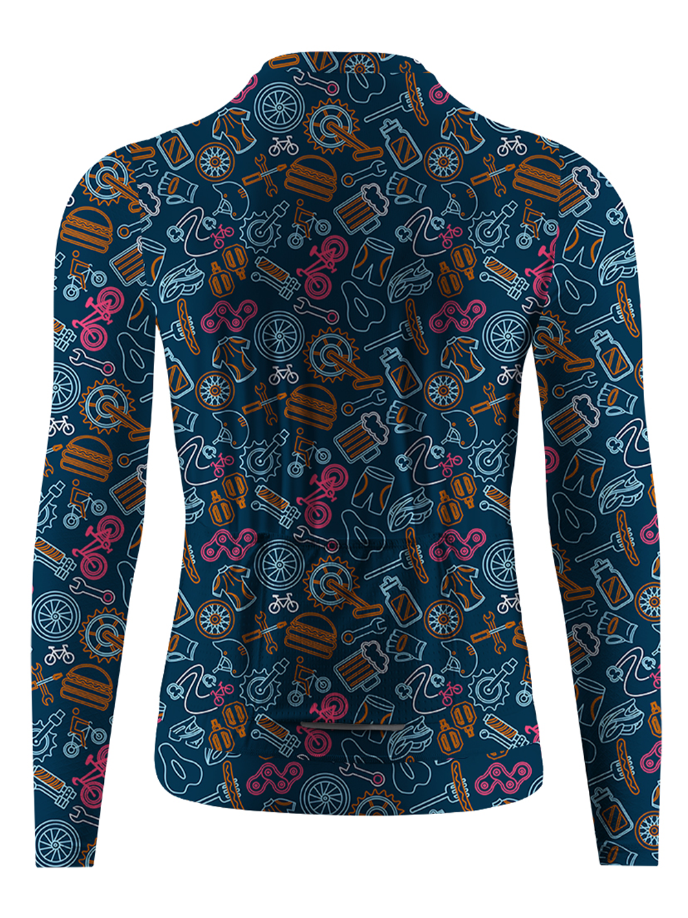 Orionride Weekend BBQ Long Sleeve Cycling Jersey