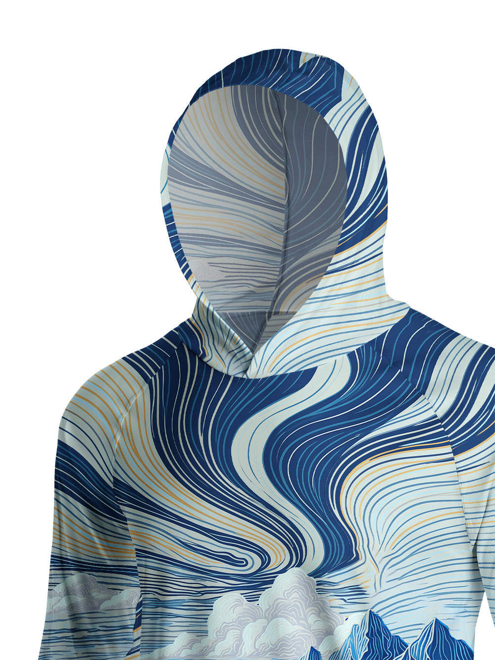 Orionride Flow Ride Long Sleeve Cycling Hoodie Shirt