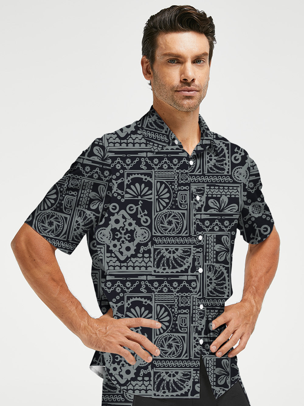 Orionride Parts House Zipper Pockets Ultra Lightweight Short Sleeves Gravel Shirt