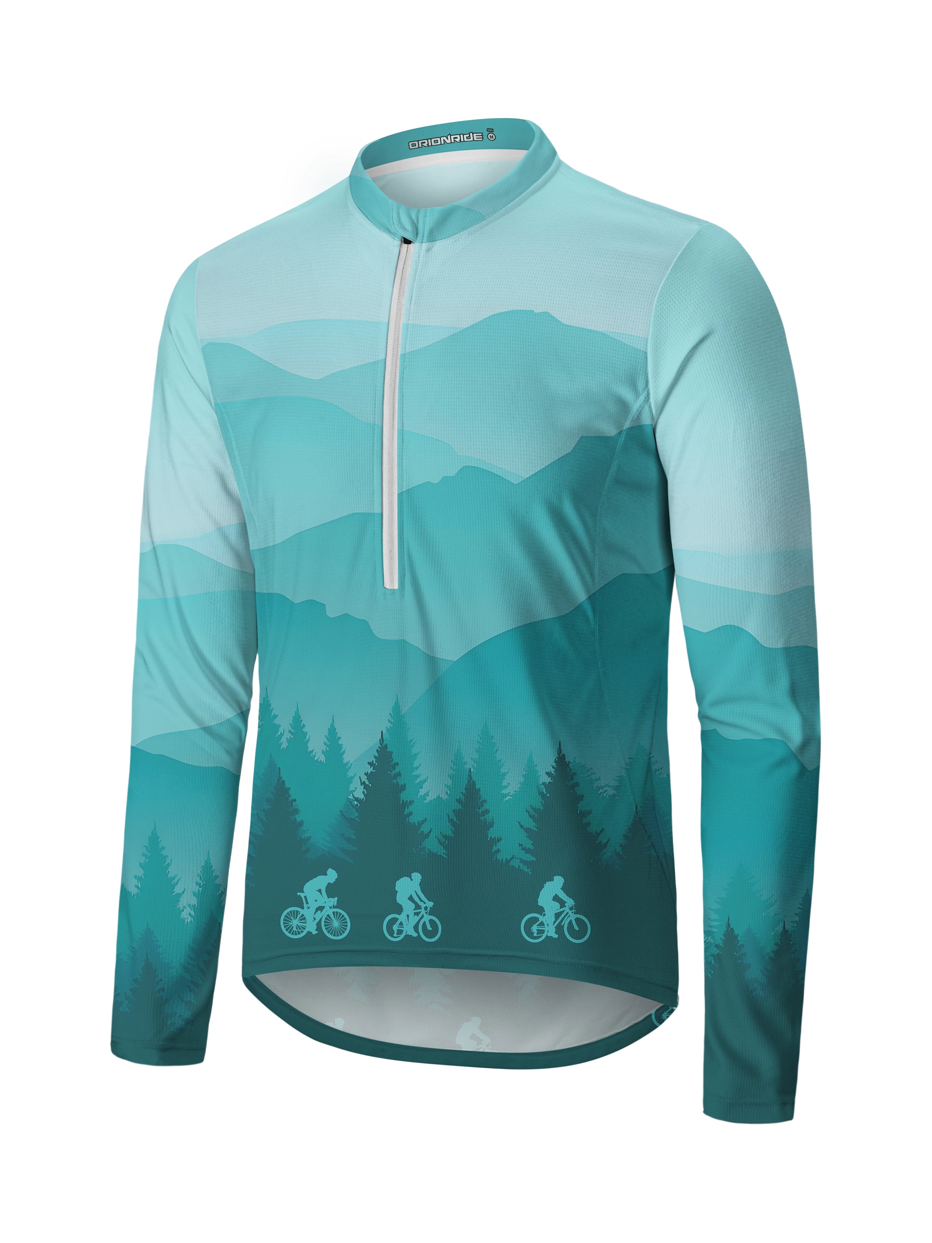 Orionride Jungle Ride Long Sleeve Half Zipper Mountain Bike Jersey