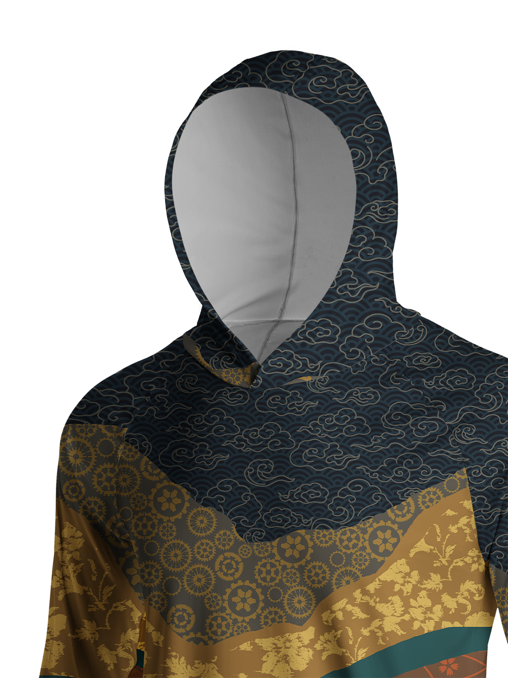 Orionride Eastern Cadence Long Sleeve Cycling Hoodie Shirt