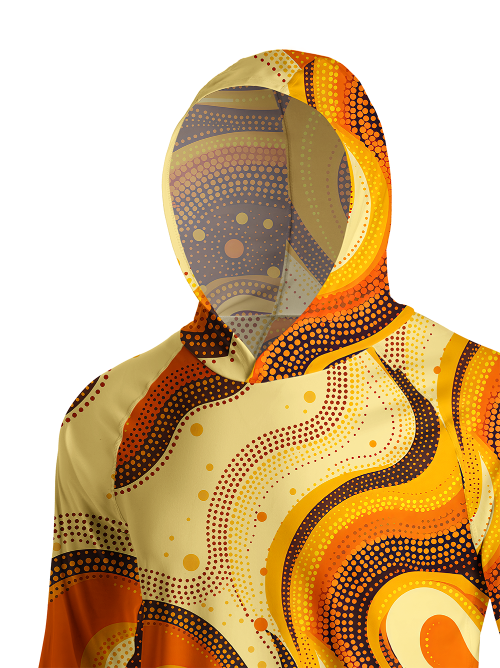 Orionride Flow Curve Long Sleeve Cycling Hoodie Shirt