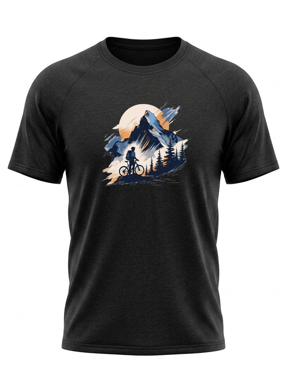 Orionride Snow Mountain Short Sleeves Quick-Dry Training T-Shirt