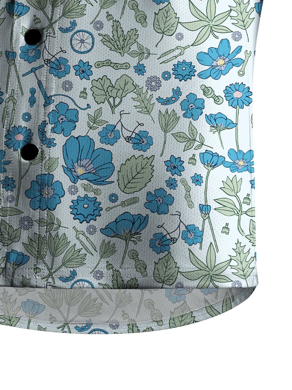 Orionride Garden Path Men's Stretchy Breathable Long Sleeve Gravel Shirt