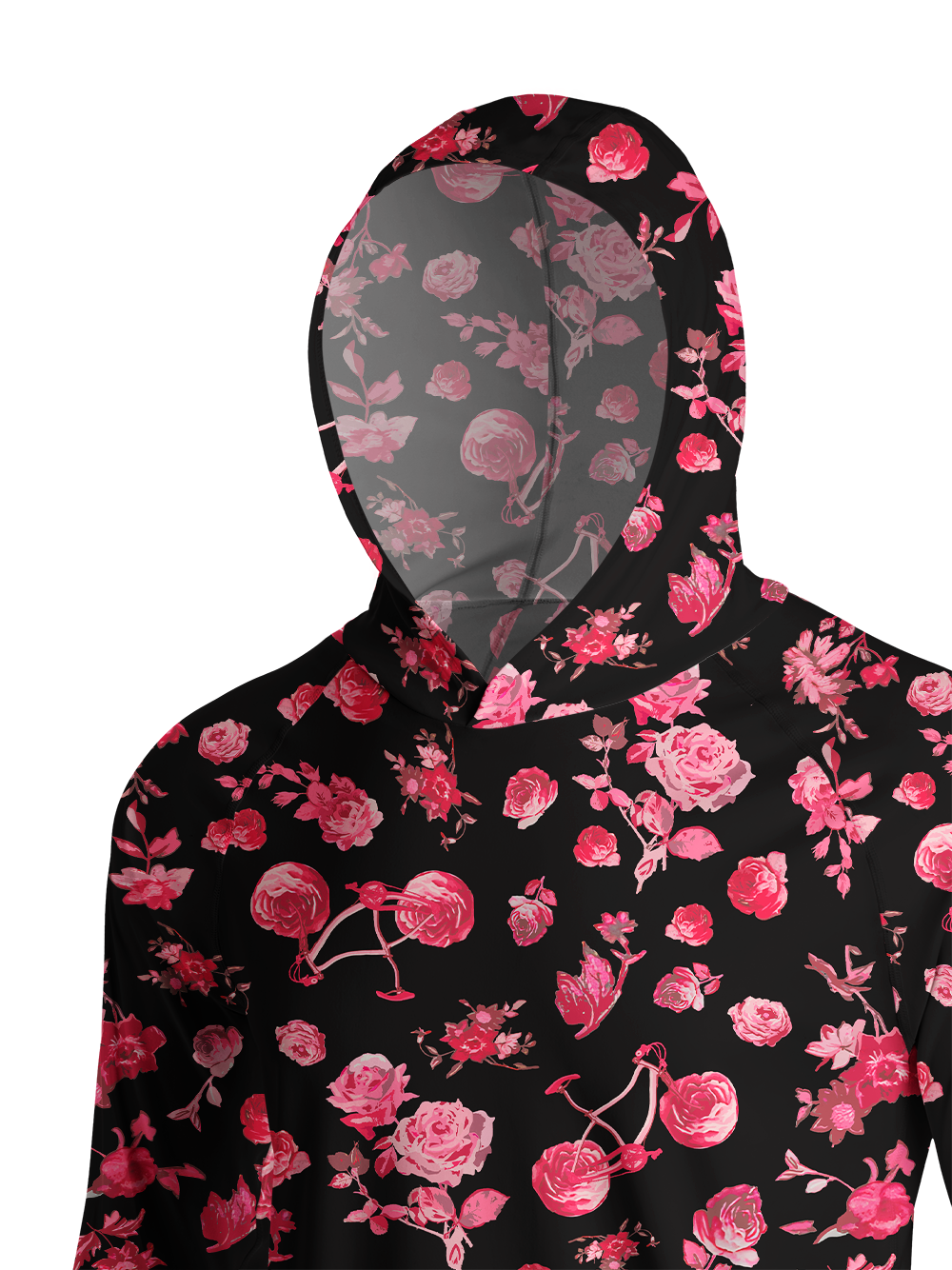 Orionride Romantic Trip Long Sleeve Cycling Hoodie Shirt