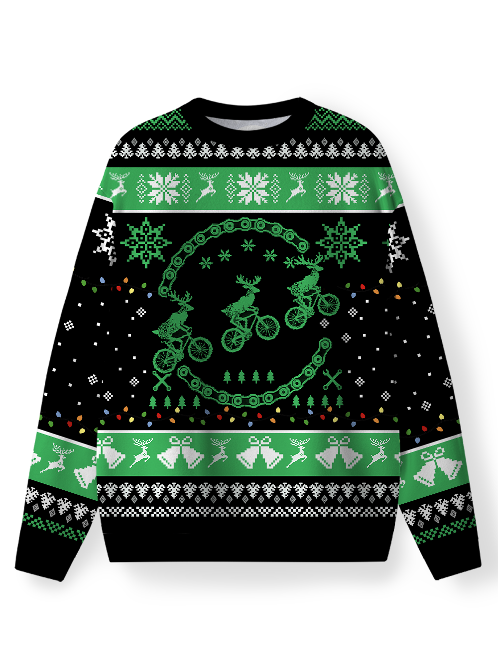 Orionride Reindeer Riding Men's Sweaters