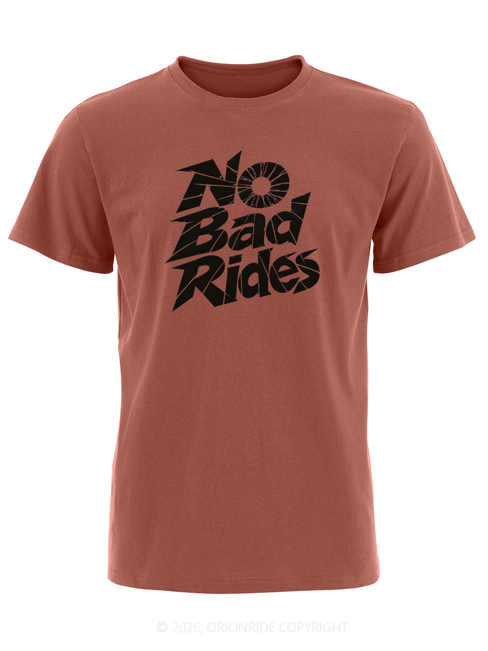 Orionride No Bad Rides Short Sleeves Bike T-Shirt