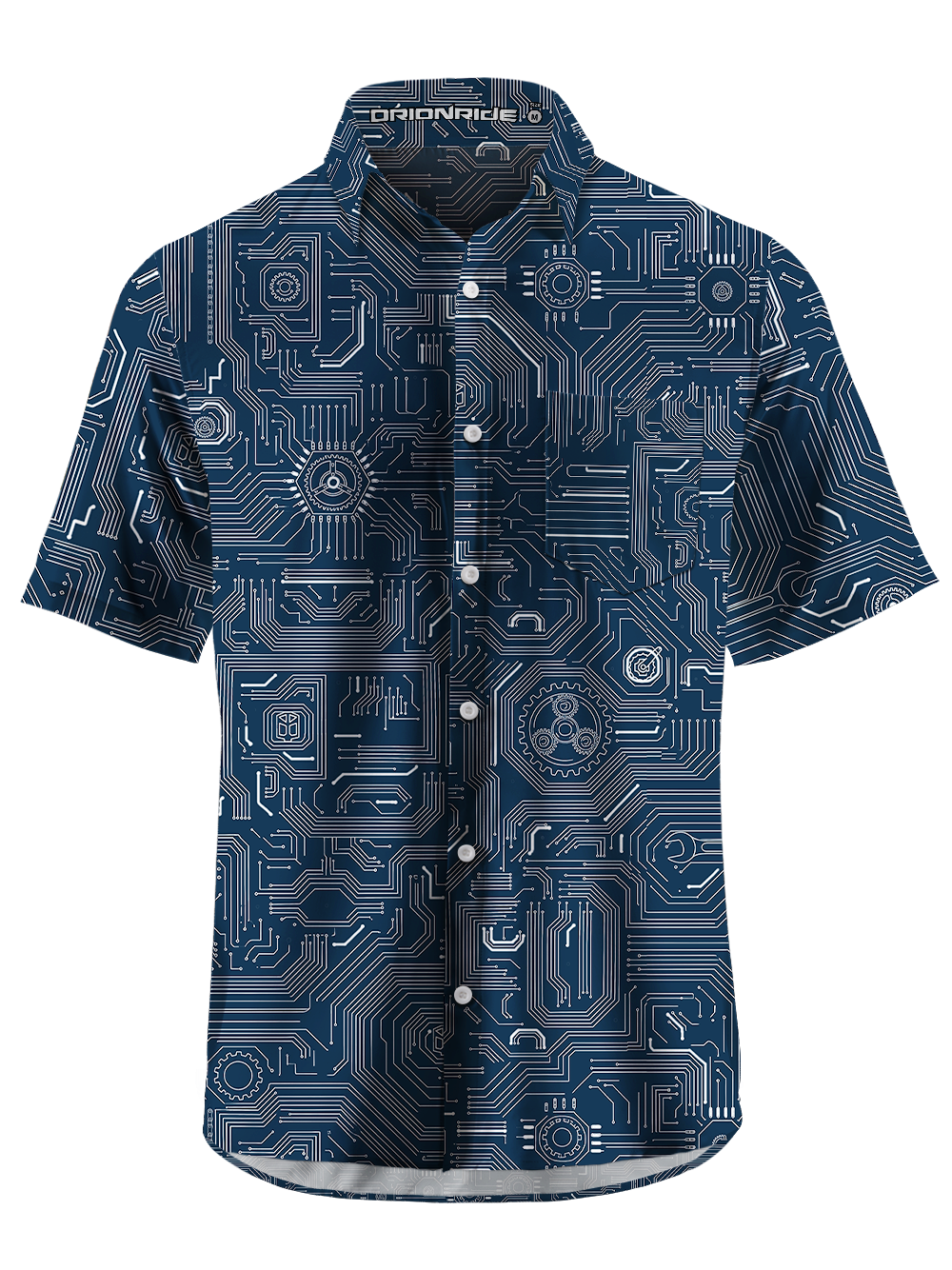 Orionride Circuit Connection Zipper Pockets Ultra Lightweight Short Sleeves Gravel Shirt