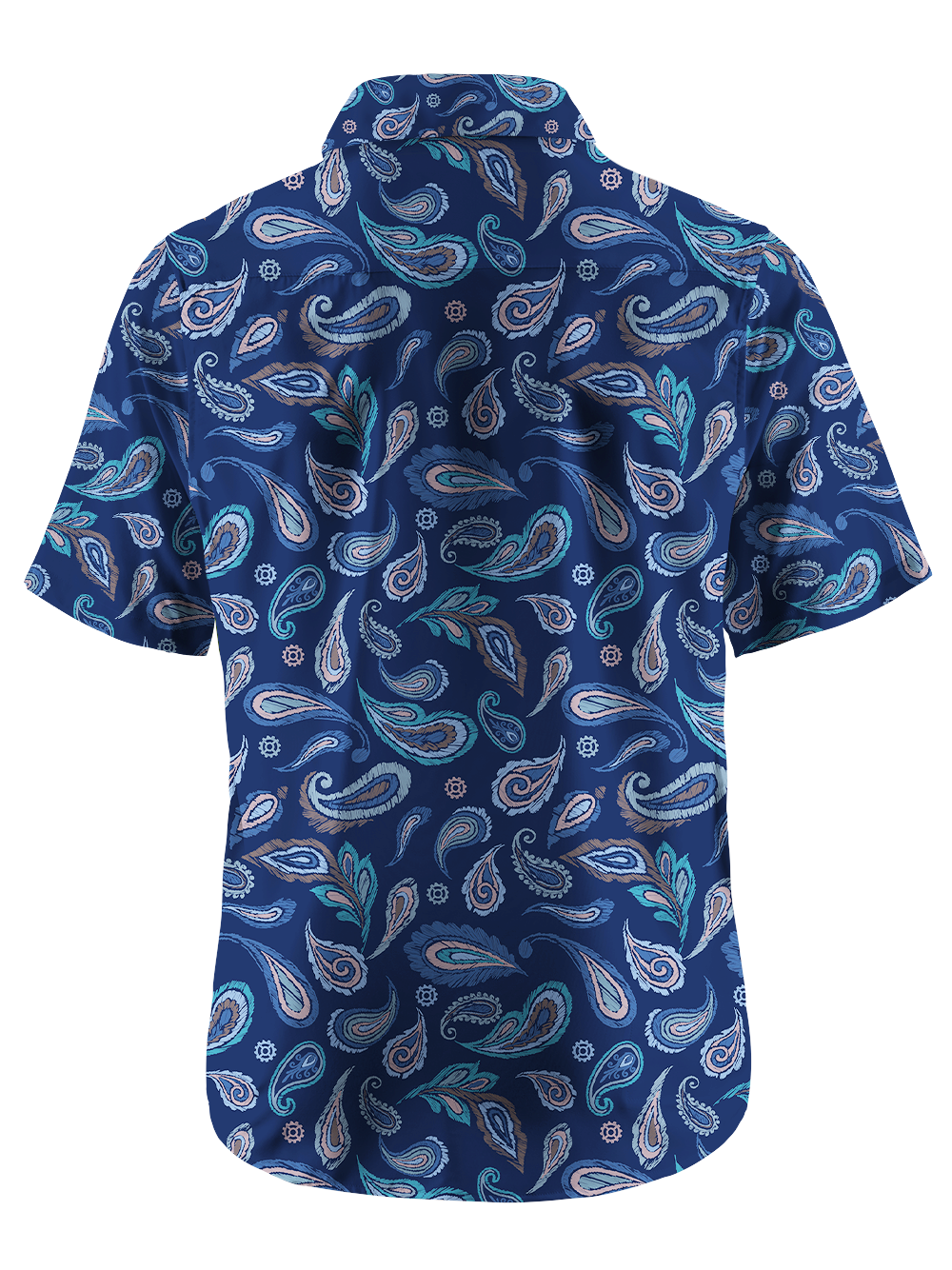 Orionride Swirling Pattern Zipper Pockets Ultra Lightweight Short Sleeves Gravel Shirt
