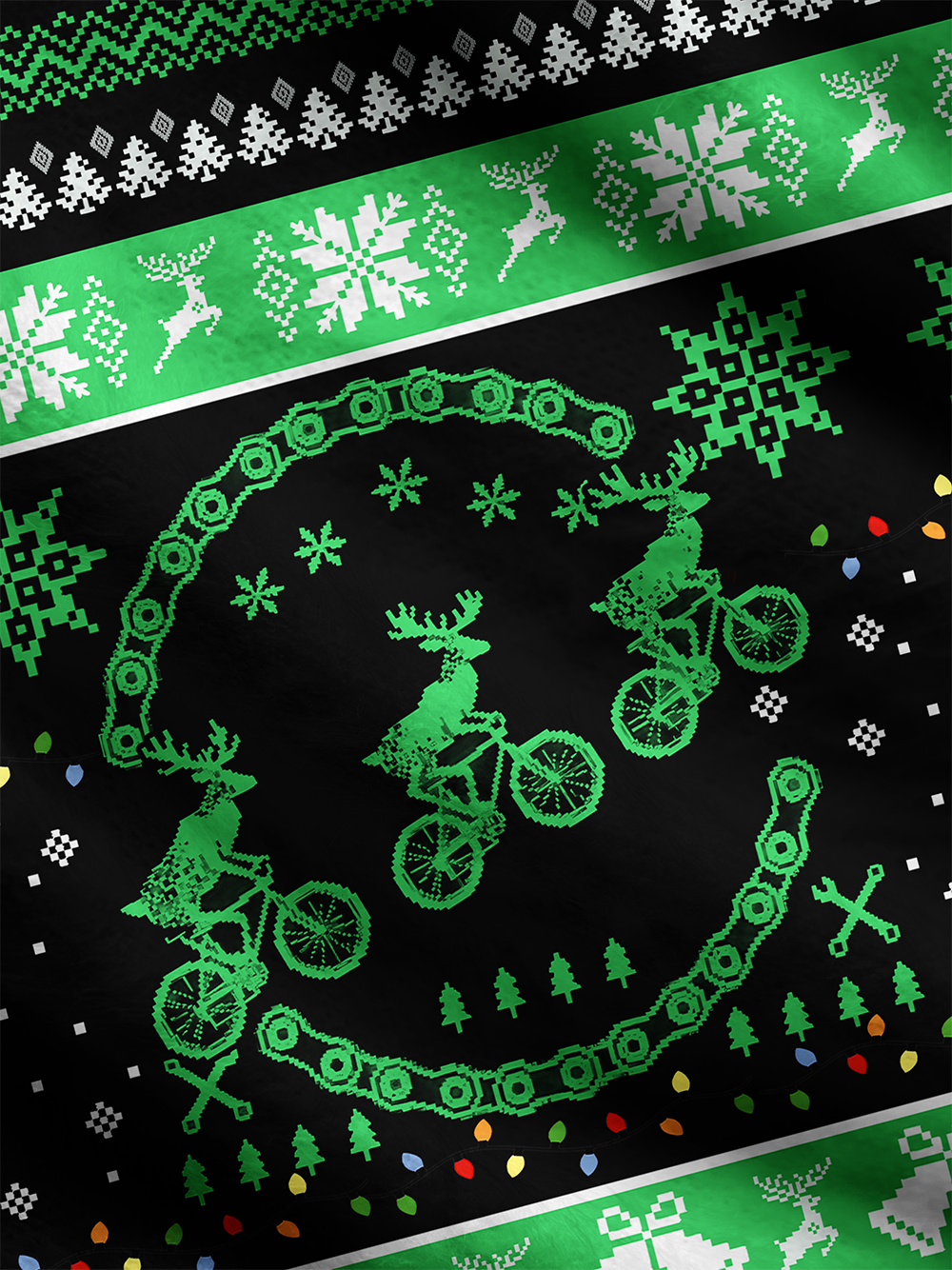 Orionride Reindeer Riding Men's Sweaters