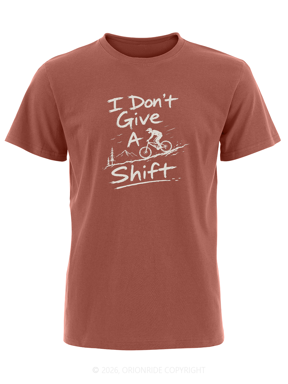 Orionride I Don't Give A Shift Short Sleeves Bike T-Shirt