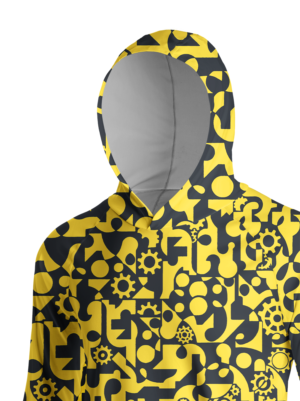 Orionride Gear Puzzle Long Sleeve Cycling Hoodie Shirt