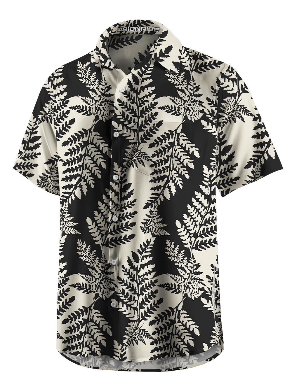 Orionride Fern Green Shadow Zipper Pockets Ultra Lightweight Short Sleeves Gravel Shirt