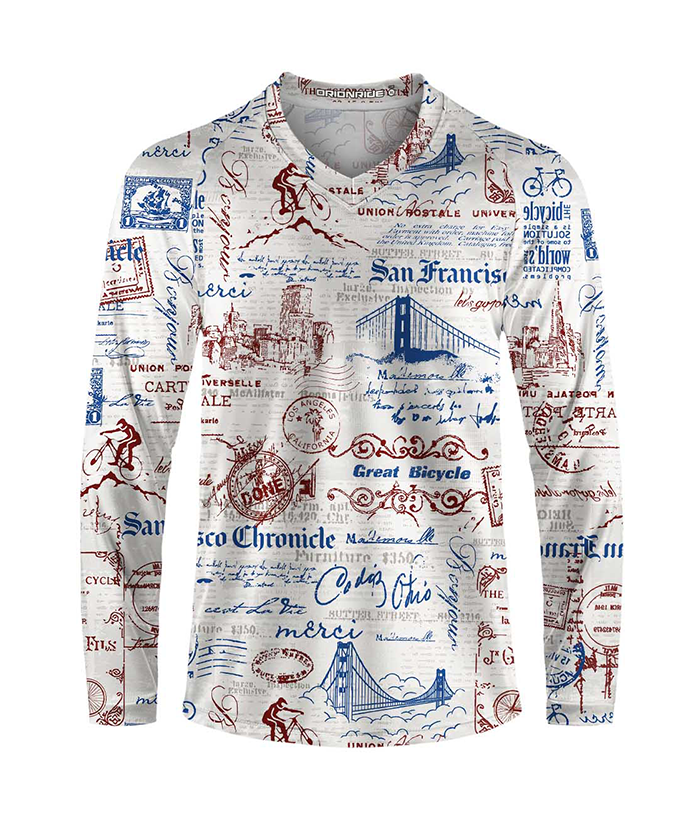 Orionride San Francisco Stories Long Sleeve Downhill Jersey