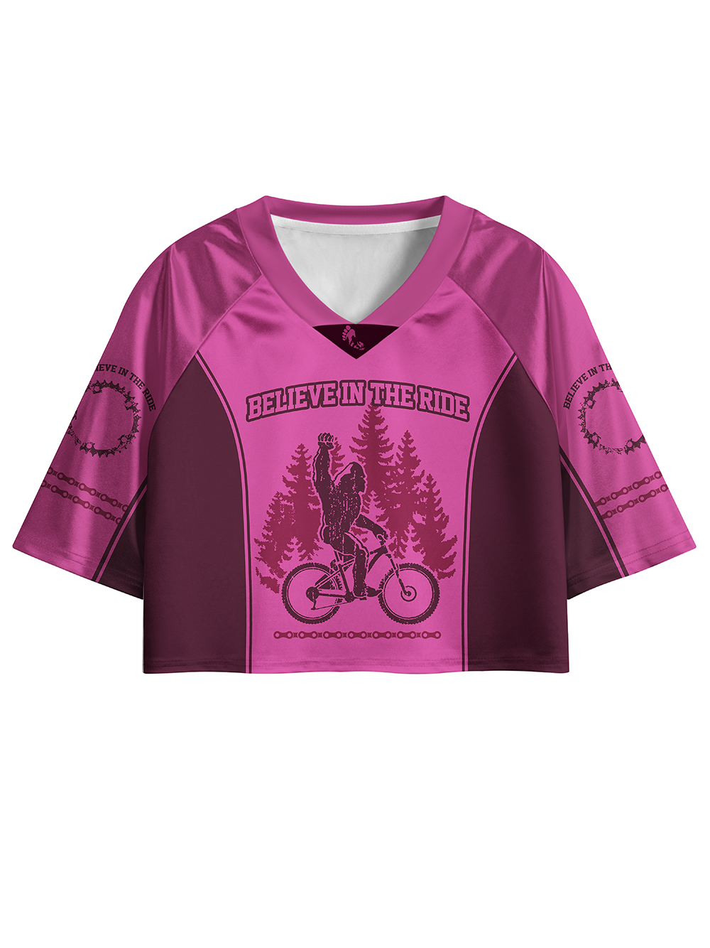 Orionride Believe In The Ride Women's Sports Crop Jersey